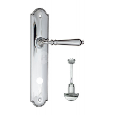 Дверная ручка Fratelli Cattini Napoli FCT2464 WC-2 PL257-CR полированный хром Дверная ручка Fratelli Cattini Napoli FCT2464 WC-2 PL257-CR полированный хром