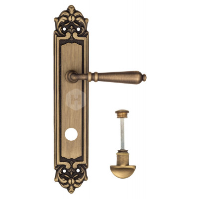 Дверная ручка Fratelli Cattini Napoli FCT2451 WC-2 PL96-BY матовая бронза Дверная ручка Fratelli Cattini Napoli FCT2451 WC-2 PL96-BY матовая бронза