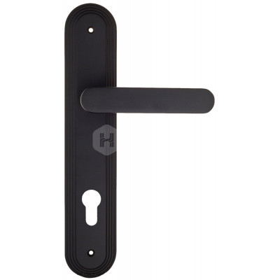 Дверная ручка Fratelli Cattini Pippa FCT1606 CYL PL288-NM матовый черный