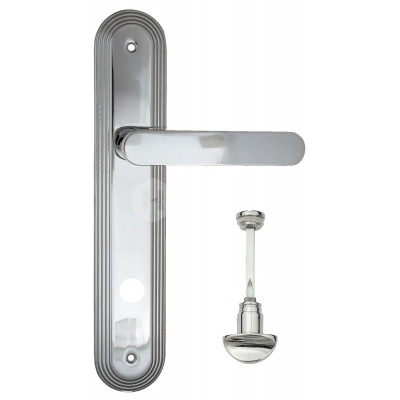 Дверная ручка Fratelli Cattini Pippa FCT1611 WC-2 PL288-CR полированный хром