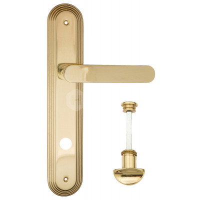 Дверная ручка Fratelli Cattini Pippa FCT1614 WC-2 PL288-OLV полированная латунь