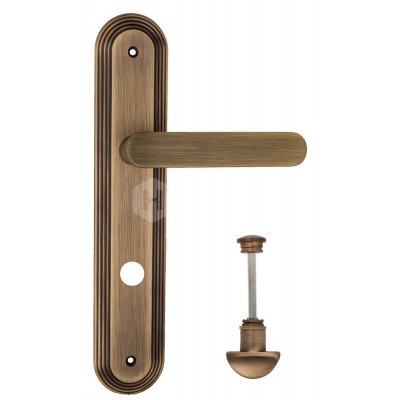 Дверная ручка Fratelli Cattini Pippa FCT1618 WC-2 PL288-BY матовая бронза Дверная ручка Fratelli Cattini Pippa FCT1618 WC-2 PL288-BY матовая бронза