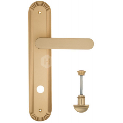 Дверная ручка Fratelli Cattini Pippa FCT1621 WC-2 PL288-BS матовая латунь