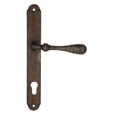 Дверная ручка Fratelli Cattini Retro FCT2651 CYL PL01-BA античная бронза