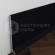 AKBD80-SBL Муар черный, 2500*80*12 мм