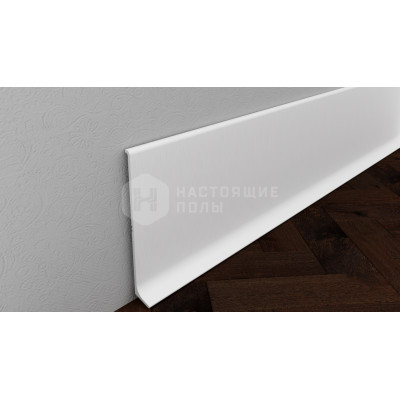 Металлический плинтус Neexy AKBD80-SW Муар белый, 2500*80*12 мм Металлический плинтус Neexy AKBD80-SW Муар белый, 2500*80*12 мм