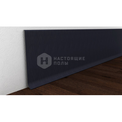 Металлический плинтус Neexy AKBD100-SA Муар антрацит, 2500*100*12 мм