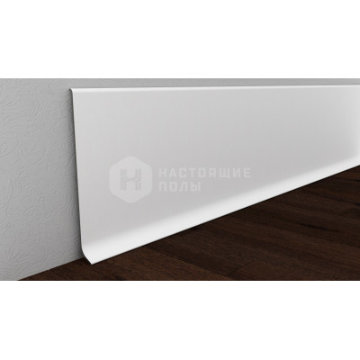 Металлический плинтус Neexy AKBD100-SW Муар белый, 2500*100*12 мм Металлический плинтус Neexy AKBD100-SW Муар белый, 2500*100*12 мм