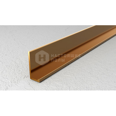 Профиль L-образный латунный Neexy PVL01-01 полированная латунь, 2700*21.5*9.2 мм