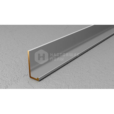 Профиль L-образный латунный Neexy PVL01-02 хромированная латунь, 2700*21.5*9.2 мм