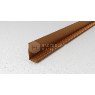 Профиль L-образный латунный Neexy PVL02-03 брашированная латунь, 2700*21.5*11.2 мм