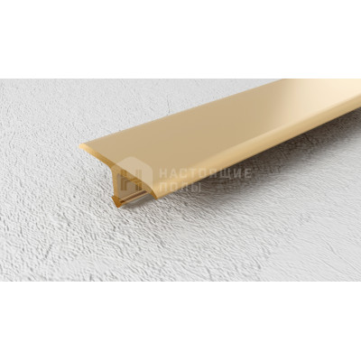 Профиль T-образный полукруглый Neexy PVL37-01 полированная латунь, 2700*20*7.7 мм