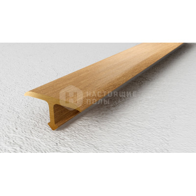 Профиль T-образный полукруглый Neexy PVL67-03 брашированная латунь, 2700*15*7.7 мм