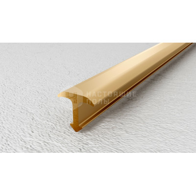 Профиль T-образный полукруглый Neexy PVL68-01 полированная латунь, 2700*8*7.7 мм