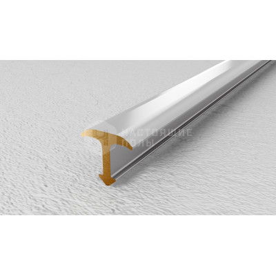 Профиль T-образный полукруглый Neexy PVL68-02 хромированная латунь, 2700*8*7.7 мм
