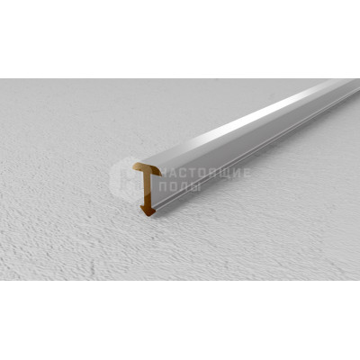 Профиль T-образный полукруглый Neexy PVL69-02 хромированная латунь, 2700*5*7.7 мм