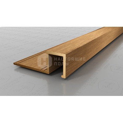 Профиль для плитки внешний P Neexy PVL31-03 брашированная латунь, 2700*33*11.2 мм