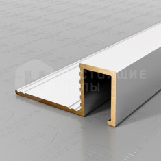 PVL32-02 хромированная латунь, 2700*33*13.7 мм