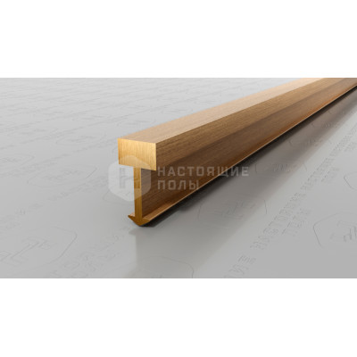 Профиль вставка Neexy PVL80-03 брашированная латунь, 2700*10*5 мм