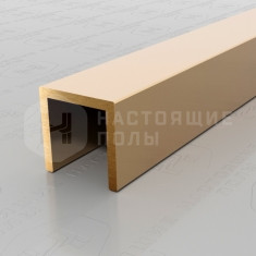 PVL83-01 полированная латунь, 2700*10*10 мм