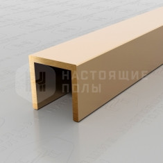 PVL86-01 полированная латунь, 2700*12*12 мм