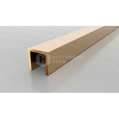 Профиль П-образный Neexy PVL86-01 полированная латунь, 2700*12*12 мм