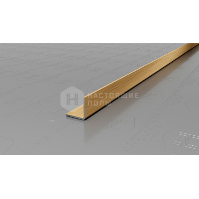 Угол Neexy PVS98-04 нержавеющая сталь золото брашированное, 2700*10*10 мм