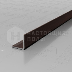 PVS98-07 нержавеющая сталь антик браш темный, 2700*10*10 мм