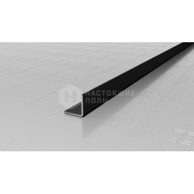 Угол Neexy PVS98-18 нержавеющая сталь черный браш блестящий, 2700*10*10 мм