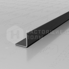 PVS98-22 нержавеющая сталь антрацит браш, 2700*10*10 мм