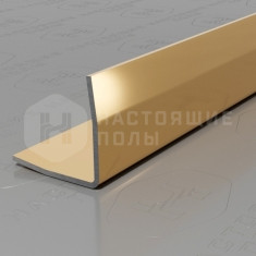 PVS100-05 нержавеющая сталь золото зеркальное, 2700*20*20 мм