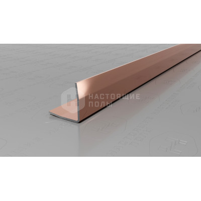 Угол Neexy PVS100-15 нержавеющая сталь розовый зеркальный, 2700*20*20 мм