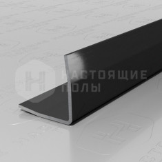 PVS100-18 нержавеющая сталь черный браш блестящий, 2700*20*20 мм