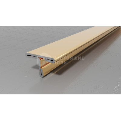 Профиль Т-образный Neexy PVS90-05 нержавеющая сталь золото зеркальное, 2700*14*9 мм