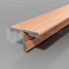 PVS90-14 нержавеющая сталь розовый браш, 2700*14*9 мм