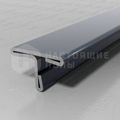 PVS90-19 нержавеющая сталь черный зеркальный, 2700*14*9 мм