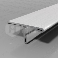 PVS91-01 нержавеющая сталь брашированная, 2700*20*9 мм