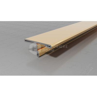 Профиль Т-образный Neexy PVS91-05 нержавеющая сталь золото зеркальное, 2700*20*9 мм