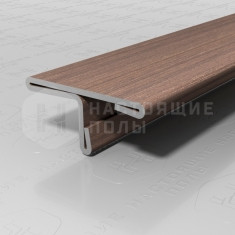 PVS91-06 нержавеющая сталь антик браш светлый, 2700*20*9 мм