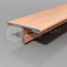 PVS91-14 нержавеющая сталь розовый браш, 2700*20*9 мм