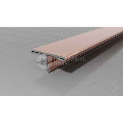 Профиль Т-образный Neexy PVS91-15 нержавеющая сталь розовый зеркальный, 2700*20*9 мм
