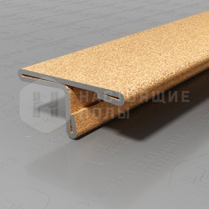 PVS91-16 нержавеющая сталь песок матовый, 2700*20*9 мм