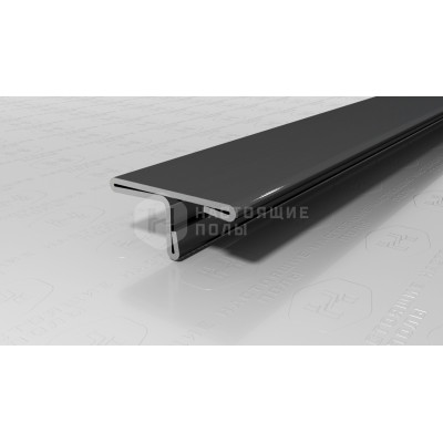 Профиль Т-образный Neexy PVS91-18 нержавеющая сталь черный браш блестящий, 2700*20*9 мм