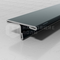 PVS91-19 нержавеющая сталь черный зеркальный, 2700*20*9 мм