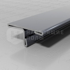 PVS91-21 нержавеющая сталь антрацит зеркальный, 2700*20*9 мм