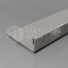 PVS92-10 нержавеющая сталь тисненая, 2700*24*8.8 мм