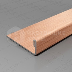 PVS92-14 нержавеющая сталь розовый браш, 2700*24*8.8 мм