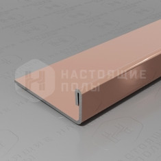 PVS92-15 нержавеющая сталь розовый зеркальный, 2700*24*8.8 мм