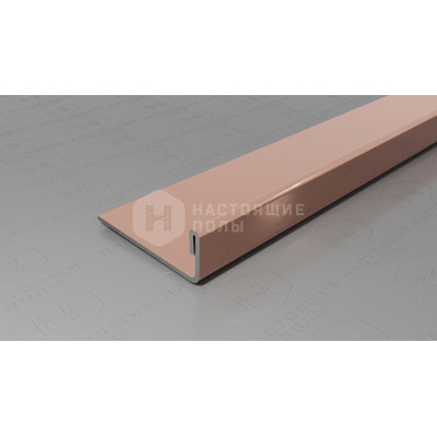 Профиль L-образный Neexy PVS92-15 нержавеющая сталь розовый зеркальный, 2700*24*8.8 мм