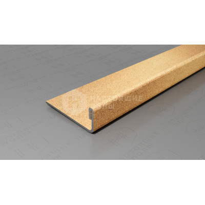 Профиль L-образный Neexy PVS92-16 нержавеющая сталь песок матовый, 2700*24*8.8 мм